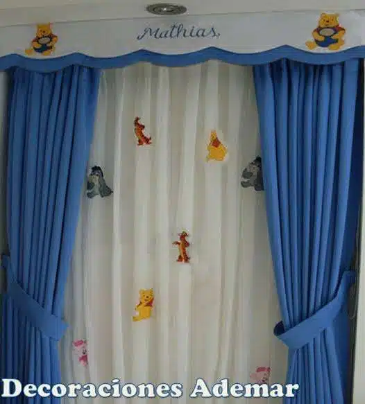 cortinas para niños
