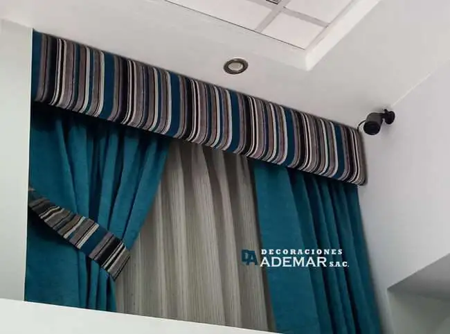 Cortinas modernas para sala Decoraciones Ademar