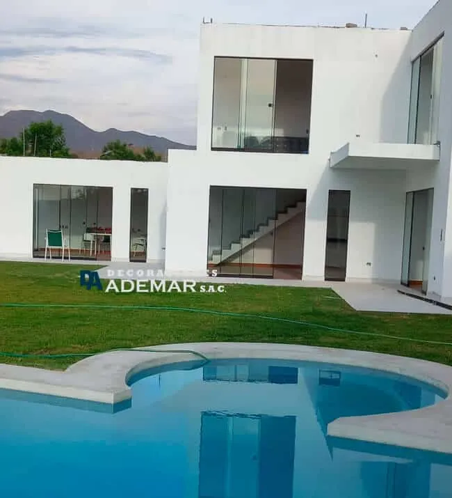 mampara de vidrio templado