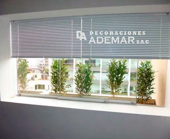 persianas horizontales de aluminio lima