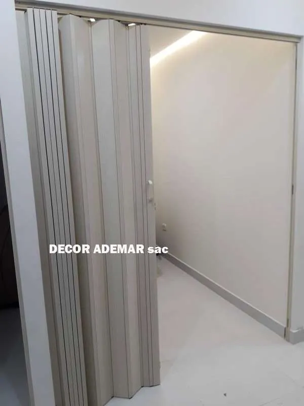 puertas plegables de pvc