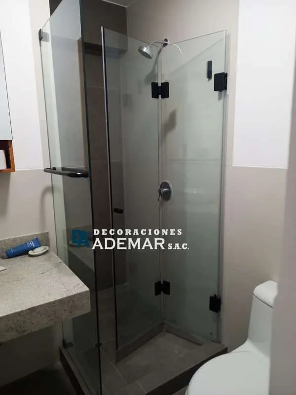 puertas plegables de vidrio para ducha