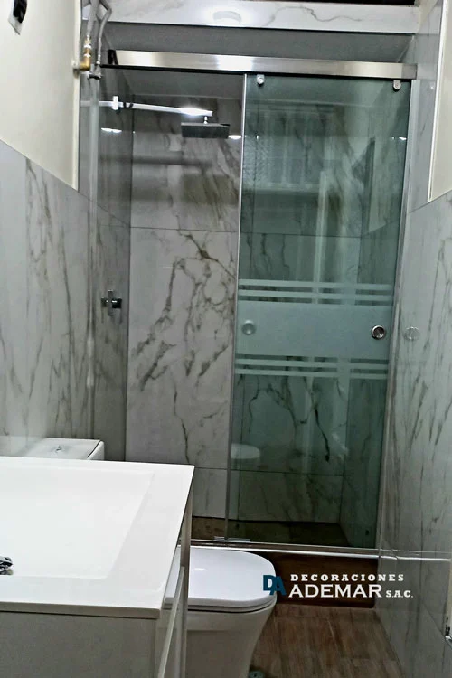 puertas de duchas en vidrio