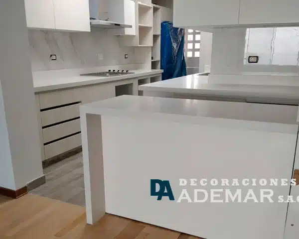 muebles blanco de melamina